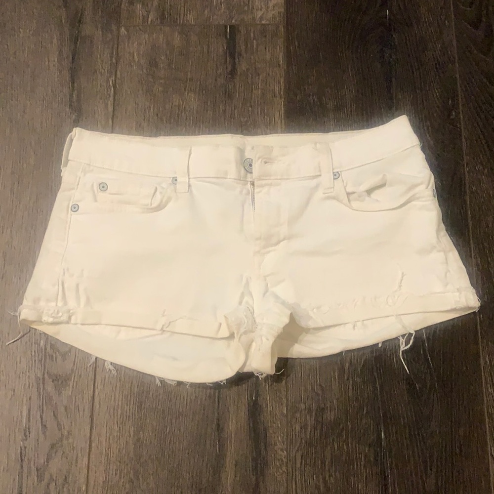 7 for all Mankind White shorts